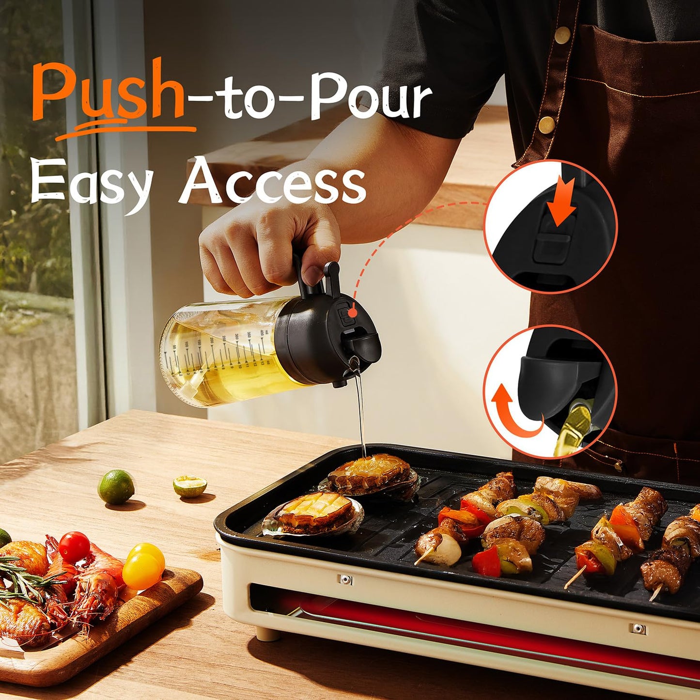 TrendPlain Pulverizador Aceite Cocina